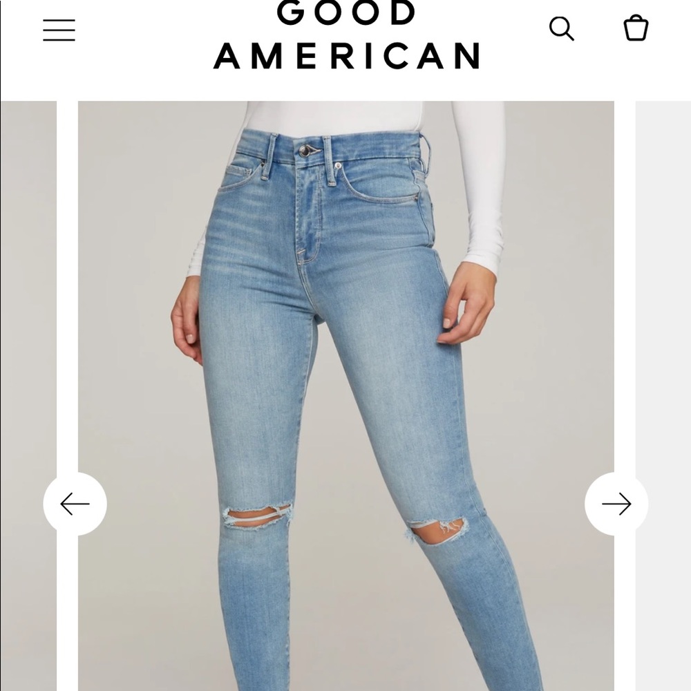 Good American High Waist Jeans Size 28